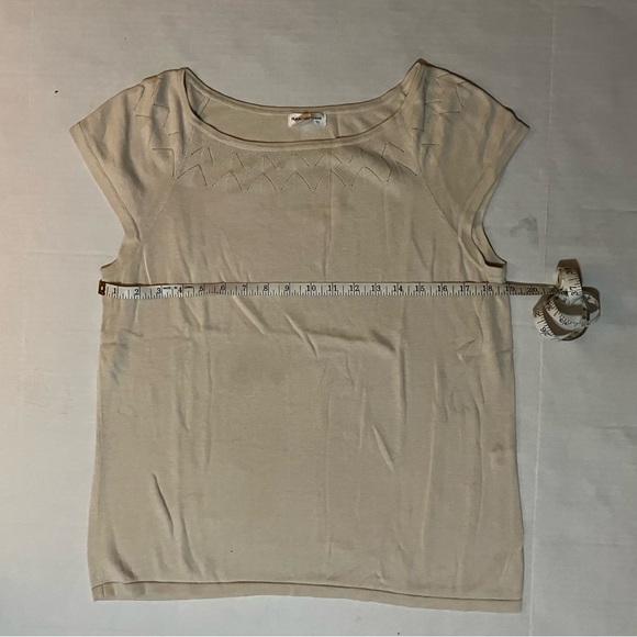 Vintage Isaac Mizrahi for Target Silk/Cotton Short Sleeve Sweater - Picture 6 of 9